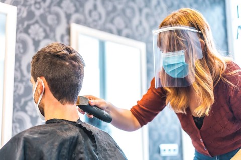 Opening of hairdressing salons after the coronavirus pandemic