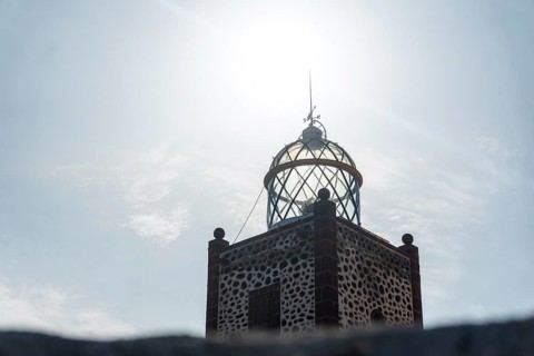 Entallada lighthouse at sunset in the municipality of Las Playitas