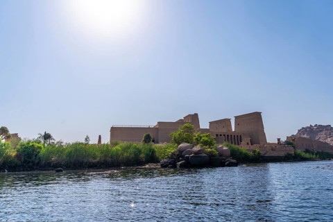 The Temple of Philae with its beautiful columns