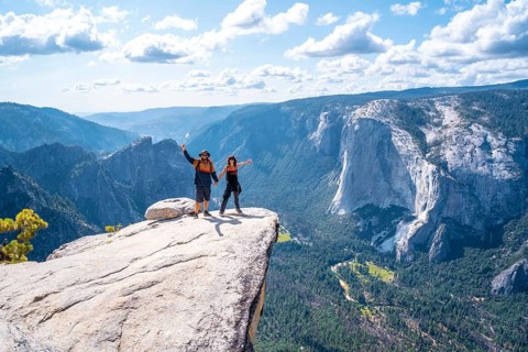 Finished the Taft point trekking in Yosemite National Park. United States