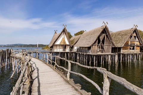 Lake Dwelling Museum Unteruhldingen on Lake Constance