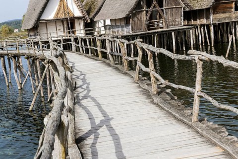 Lake Dwelling Museum Unteruhldingen on Lake Constance