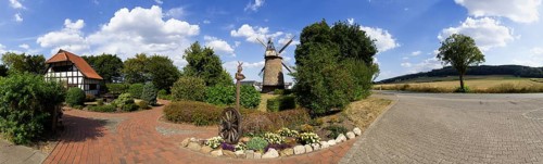 Windmill Eilhausen is part of the Westphalian Mill Road and is located in Luebbecke