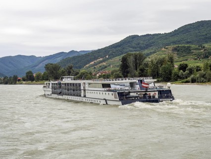 River cruise ship on the Danube