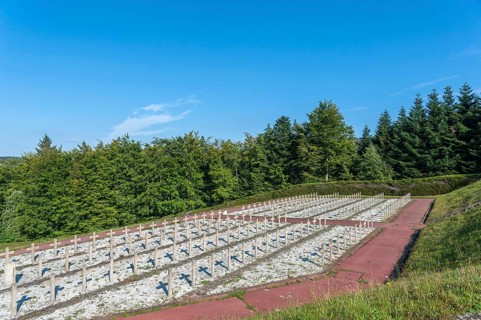 Cemetery at the former Natzweiler-Struthof concentration camp