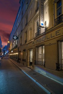 Night side street