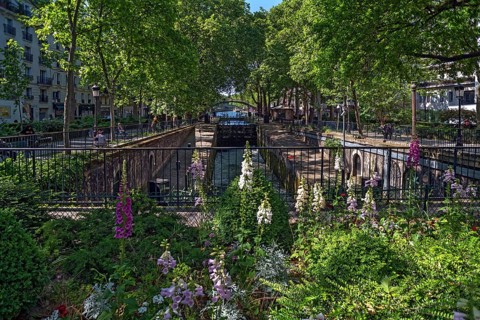 View of the Canal Saint-Martin