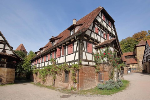 Half-timbered house Pfisterei of the former Cistercian abbey