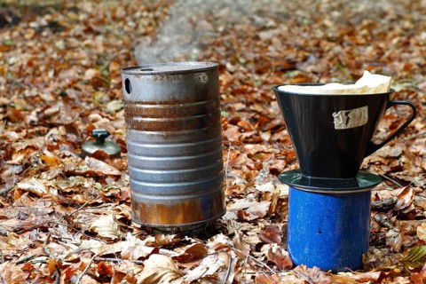 Making coffee