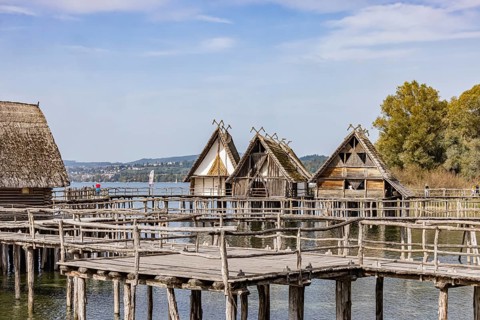 Lake Dwelling Museum Unteruhldingen on Lake Constance