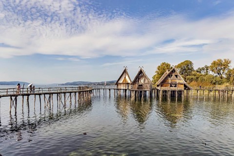 Lake Dwelling Museum Unteruhldingen on Lake Constance