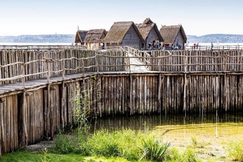 Lake Dwelling Museum Unteruhldingen on Lake Constance