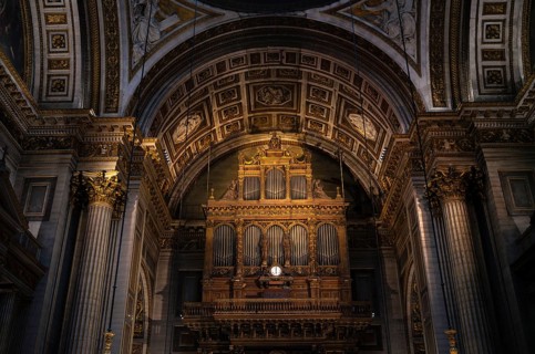 Interior view main organ by Aristide Cavaille-Coll