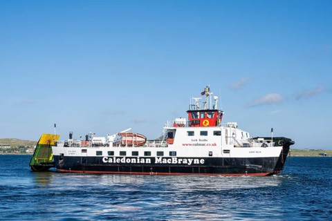 The ferry MV Loch Buie of the shipping company Caledonian MacBrayne
