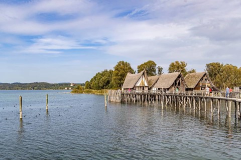 Lake Dwelling Museum Unteruhldingen on Lake Constance