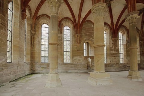Men's refectory of the former Cistercian abbey