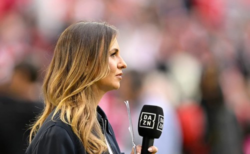DAZN sports presenter Laura Wontorra
