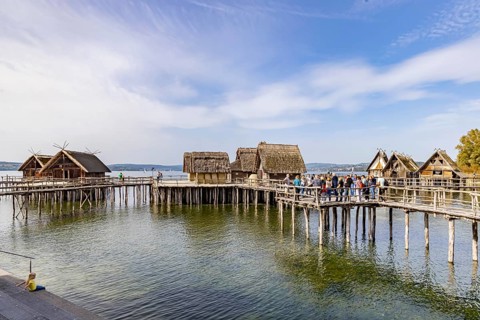 Lake Dwelling Museum Unteruhldingen on Lake Constance