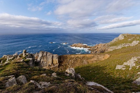 Rocky coast at Pointe de Brezellec