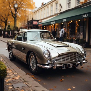 A historic Aston Martin DB5