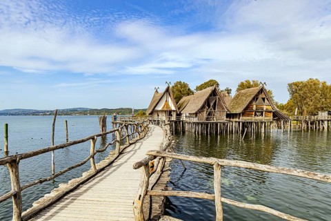 Lake Dwelling Museum Unteruhldingen on Lake Constance