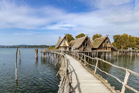 Lake Dwelling Museum Unteruhldingen on Lake Constance