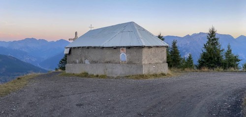 Mountain Chapel at Sunrise