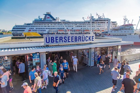 Ueberseebruecke Port of Hamburg