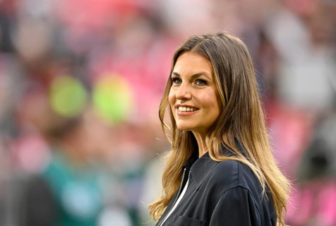 DAZN sports presenter Laura Wontorra