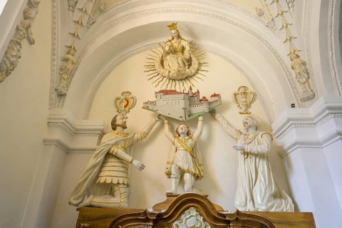 Model of Marienberg Abbey