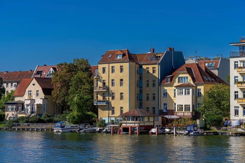 Residential building on the waterfront