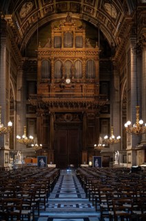 Interior view main organ by Aristide Cavaille-Coll