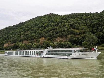 River cruise ship on the Danube