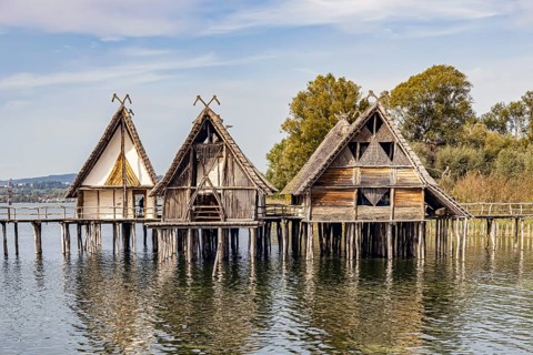 Lake Dwelling Museum Unteruhldingen on Lake Constance