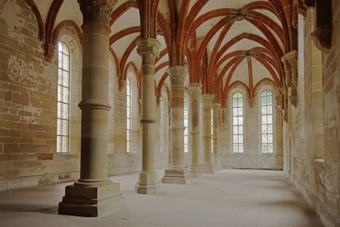 Men's refectory of the former Cistercian abbey