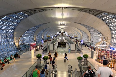 Pier E in the security area