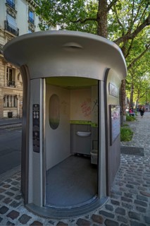 Public municipal toilet