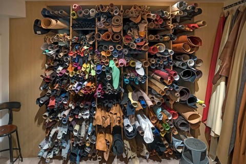 Leather store in a saddlery