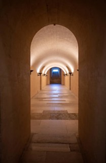 Interior view Corridor in the crypt