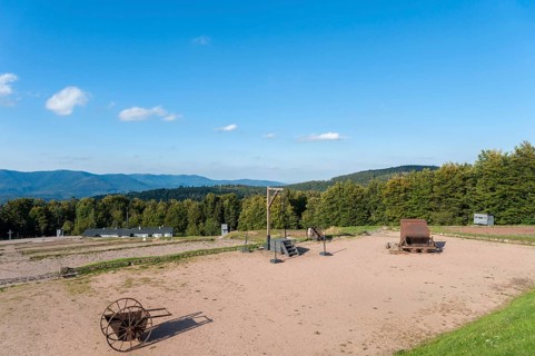 Execution site with gallows at the former Natzweiler-Struthof concentration camp