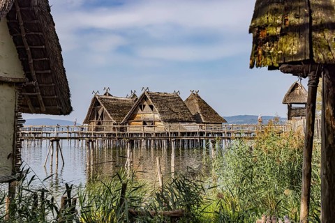 Lake Dwelling Museum Unteruhldingen on Lake Constance