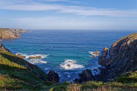 Rocky coast at Pointe de Castelmeur