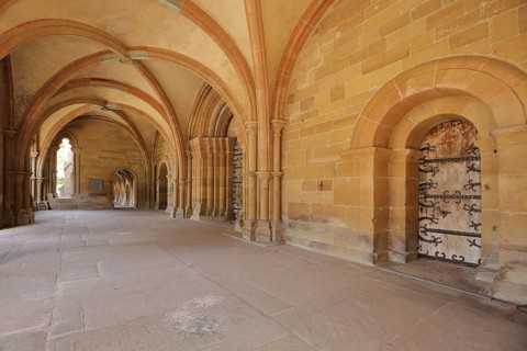 Porch of the monastery church of the former Cistercian Abbey