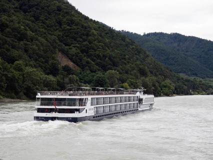 River cruise ship on the Danube