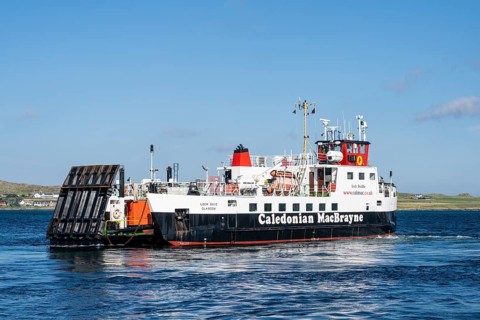 The ferry MV Loch Buie of the shipping company Caledonian MacBrayne