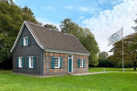Historic ancestral home from 19th century residence of Friedrich Krupp company founder founder of Krupp Stahl company