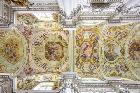 Ceiling painting in the church of the Augustinian Canons' Monastery of St. Florian