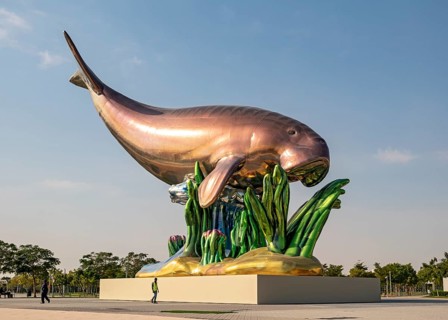 Dugong Installation by Jeff Koons
