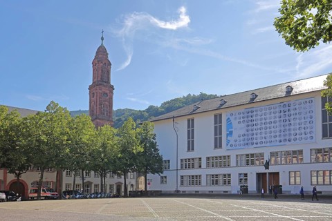 New University with steeple of the Jesuit Church