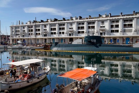 View of the submarine
